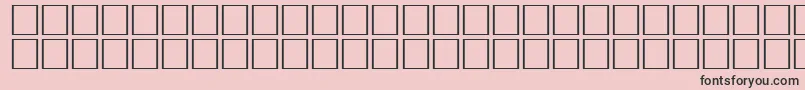 ArrowseRegular-fontti – mustat fontit vaaleanpunaisella taustalla