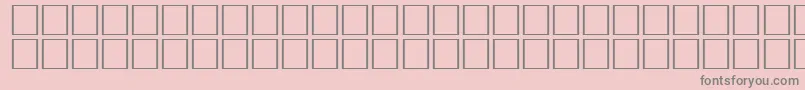 Czcionka ArrowseRegular – szare czcionki na różowym tle