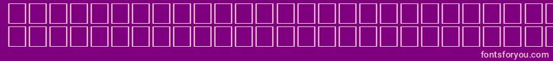 フォントArrowseRegular – 紫の背景にピンクのフォント
