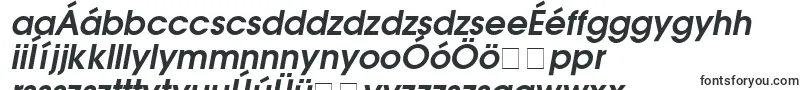 Шрифт TrendexSsiSemiBoldItalic – венгерские шрифты
