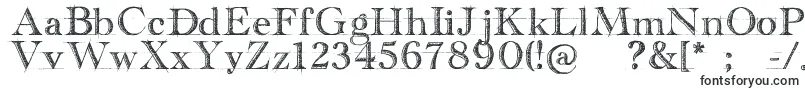 Шрифт HandwritingDraftFreeVersion – винтажные шрифты