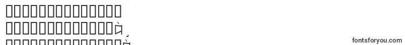 MinskaLightItcTt-Schriftart – thailändische Schriften