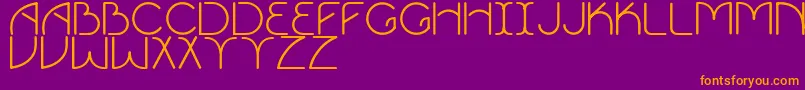 Vigor Font – Orange Fonts on Purple Background