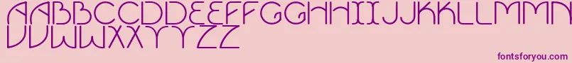 Vigor Font – Purple Fonts on Pink Background