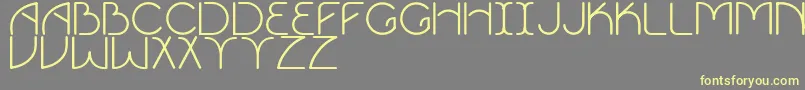 Vigor Font – Yellow Fonts on Gray Background