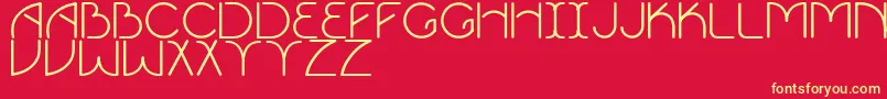 Vigor Font – Yellow Fonts on Red Background