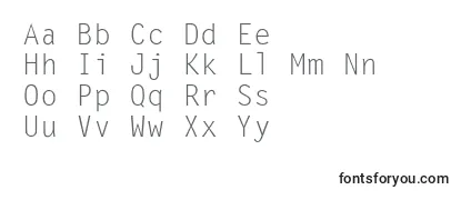 Шрифт Lettergothic