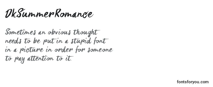 DkSummerRomance Font