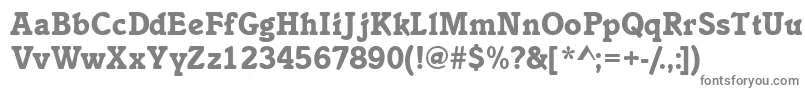 Шрифт Inclinatblackssk – серые шрифты