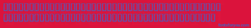 DanteMtMediumExpertItalic Font – Blue Fonts on Red Background