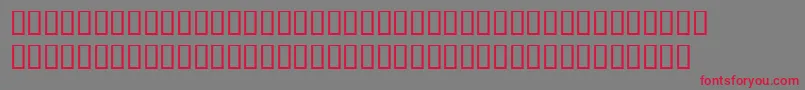 フォントDanteMtMediumExpertItalic – 赤い文字の灰色の背景