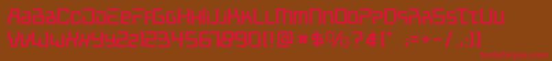 Mcalberto Font – Red Fonts on Brown Background