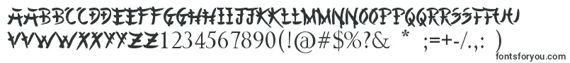 ChineseAsianStyle-Schriftart – Großbuchstabenschriften