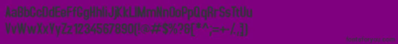 Accidentalpresidency Font – Black Fonts on Purple Background