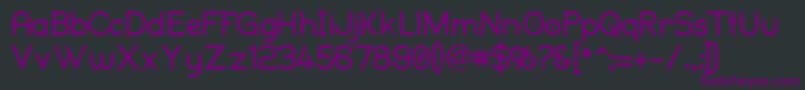 Duralith Font – Purple Fonts on Black Background