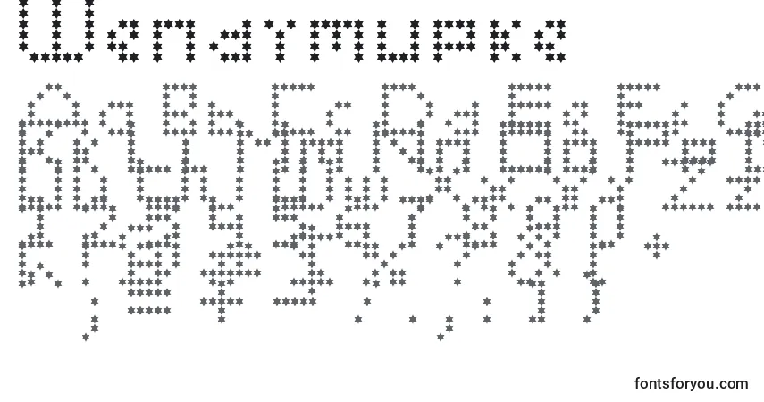 Шрифт Wendymupke – алфавит, цифры, специальные символы
