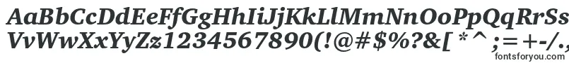 Шрифт CharterblackcItalic – OTF шрифты