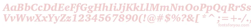 CharterblackcItalic Font – Pink Fonts