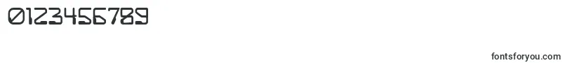 DestructobeambbReg Font – Fonts for Numbers and Digits