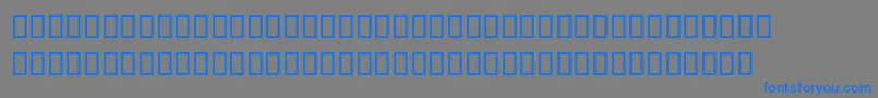 MagedLf Font – Blue Fonts on Gray Background