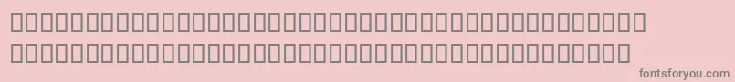 MagedLf-fontti – harmaat kirjasimet vaaleanpunaisella taustalla