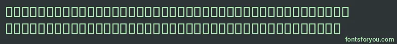 Шрифт MagedLf – зелёные шрифты на чёрном фоне