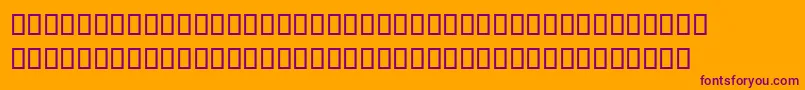 MagedLf Font – Purple Fonts on Orange Background