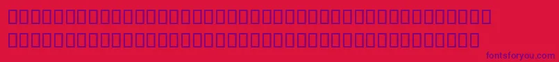 MagedLf-Schriftart – Violette Schriften auf rotem Hintergrund