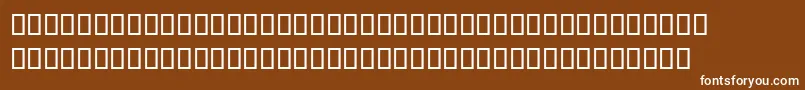 Шрифт MagedLf – белые шрифты на коричневом фоне