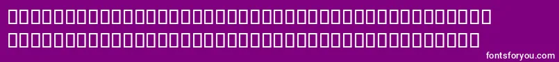 フォントMagedLf – 紫の背景に白い文字