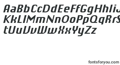  ChiqReducedBolditalic font