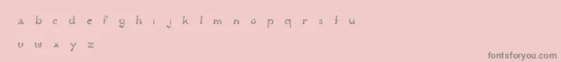 FluidGroove Font – Gray Fonts on Pink Background