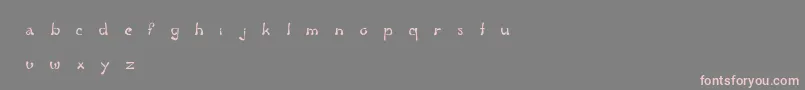 FluidGroove Font – Pink Fonts on Gray Background