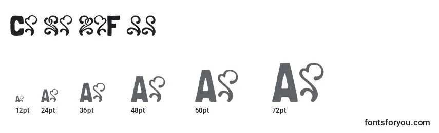 CancandbFree Font Sizes