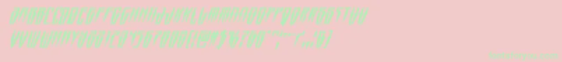Swordtoothsuperital Font – Green Fonts on Pink Background