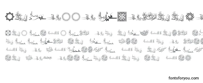 Обзор шрифта MohammadRasoolallah
