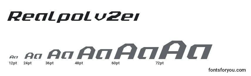 Realpolv2ei Font Sizes