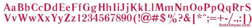 LiteraturnayaBold.001.001 Font – Red Fonts