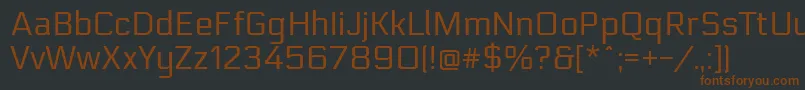 Saiba mais sobre a fonte ElectrolizeRegular Fonte ElectrolizeRegular – fontes marrons em um fundo preto
