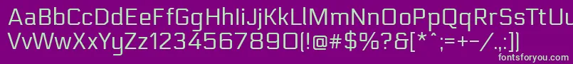 ElectrolizeRegular Font – Green Fonts on Purple Background