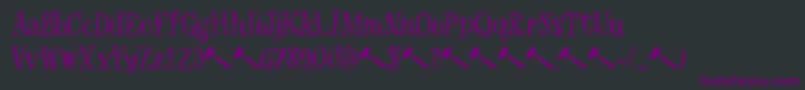 Подробнее о шрифте DkHexenhammer Шрифт DkHexenhammer – фиолетовые шрифты на чёрном фоне