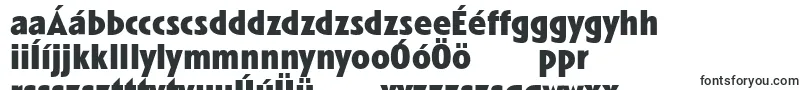 Шрифт LinotypeSpitzBlack – венгерские шрифты