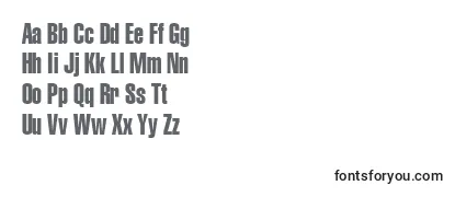 Обзор шрифта HelveticaLtExtraCompressed