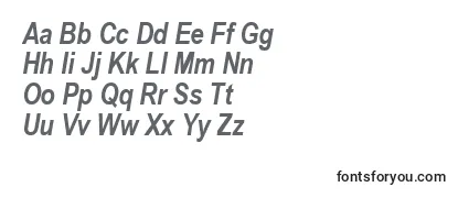 AriacBoldItalic Font