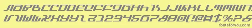 Шрифт Infinityi – серые шрифты на жёлтом фоне