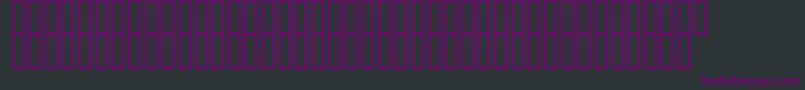 McsFarisyHor Font – Purple Fonts on Black Background