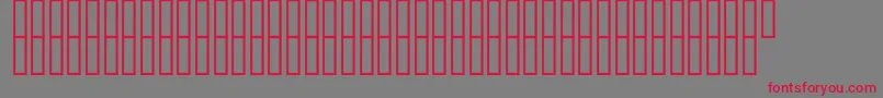 McsFarisyHor Font – Red Fonts on Gray Background