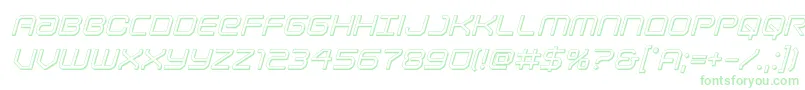 Lightbrigade3Dital Font – Green Fonts