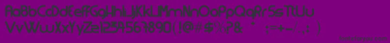 Strangerfixcs Font – Black Fonts on Purple Background