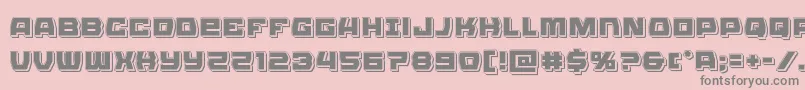 More about Olympiccarrierpunch Font Olympiccarrierpunch Font – Gray Fonts on Pink Background